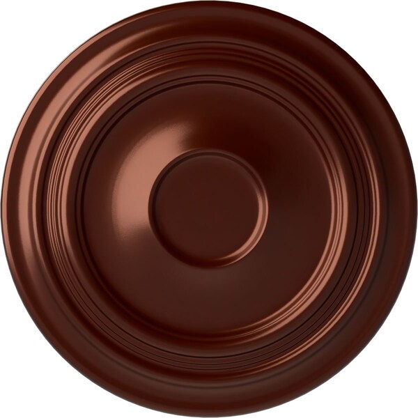 Ekena Millwork Traditional Ceiling Medallion (Fits Canopies up to 5 1/2"), 24 3/8"OD x 1 1/2"P, Antique Copper CM24TRACS - main